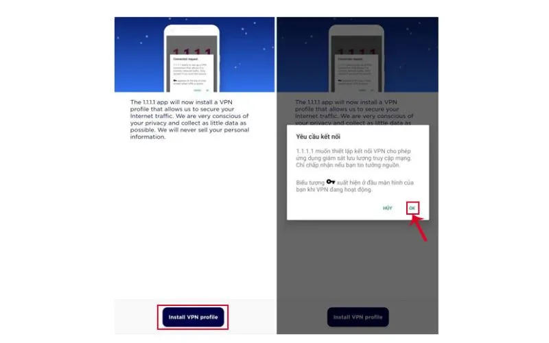 Install Cloudflare WARP on your phone